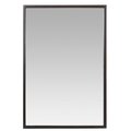 Aspire Home Accents Aspire Home Accents 7586 Bali Modern Rectangle Wall Mirror; Gray - 30 in. 7586